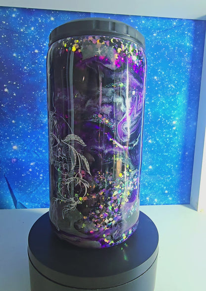 Purple swirl moth 12oz duozie