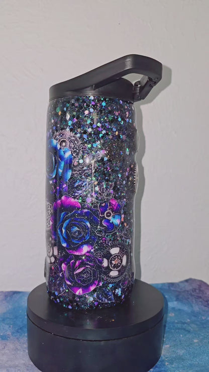 15oz cliptop rose and gears