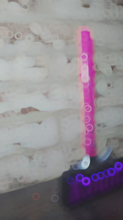 Pink glitter hammer with butterflies