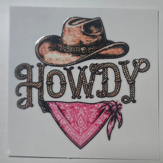 Howdy cowboy hat and bandana