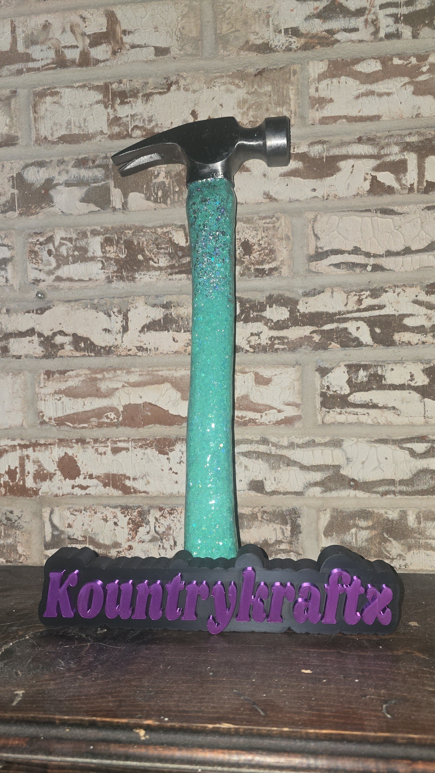 9 piece Tiffany blue and silver foiling glitterized tool set