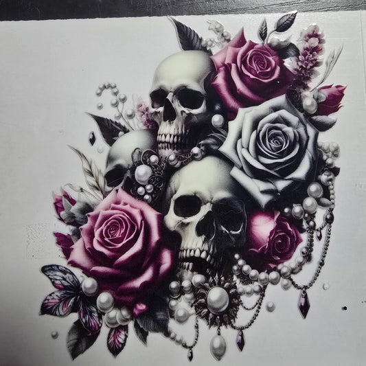 Purple Skull roses