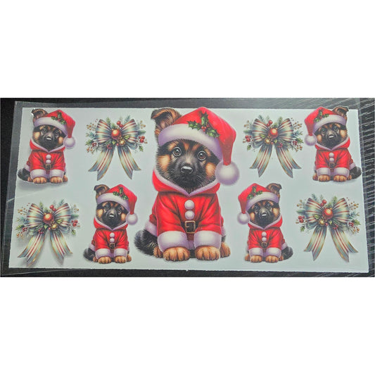 German shepherd Christmas