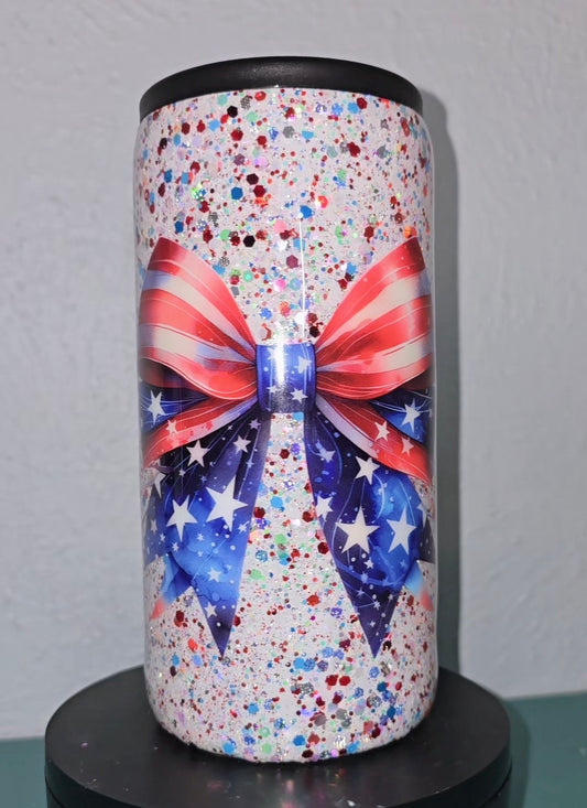 American bow 12oz slim can koozie