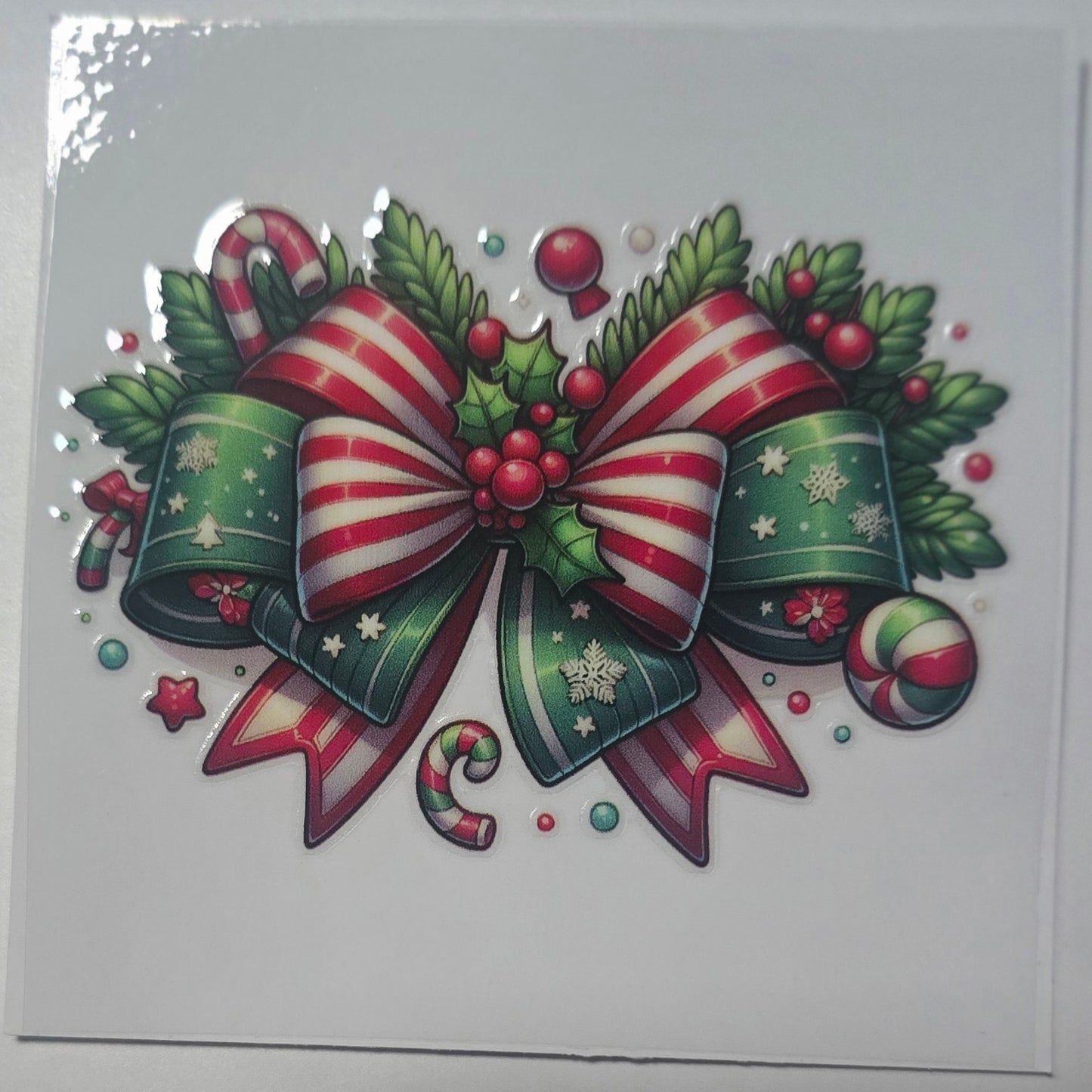 Red green bow