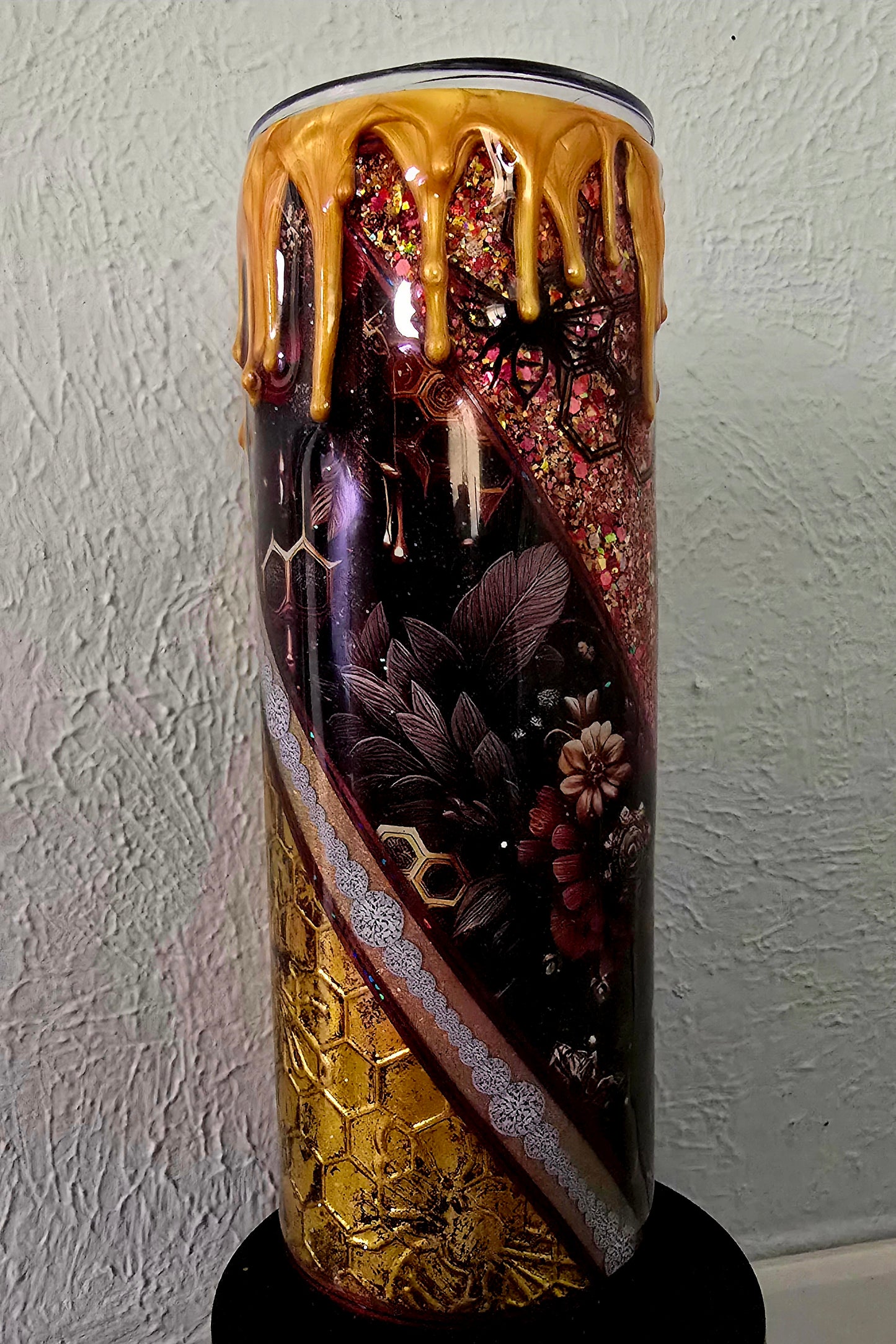 30oz Honey drip Bee tumbler
