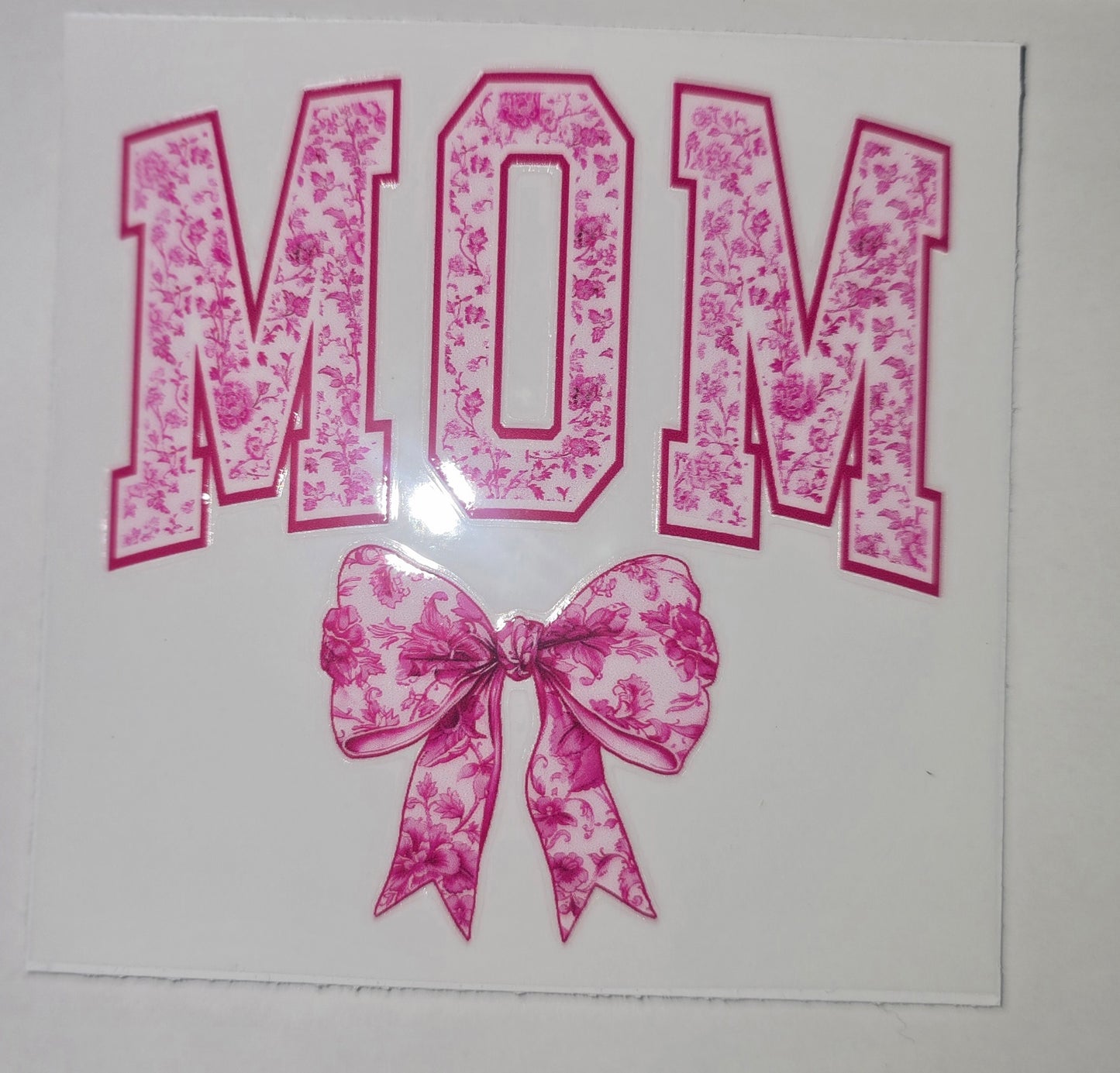 Pink bow Mom