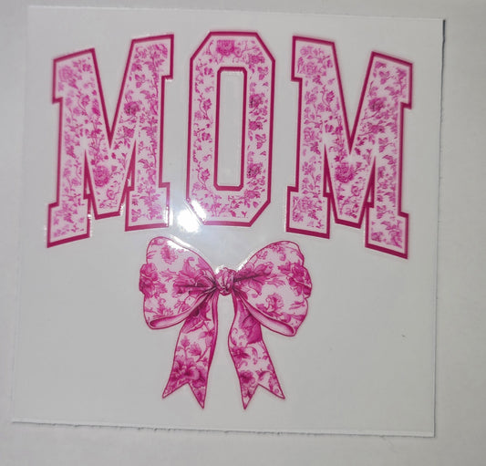 Pink bow Mom