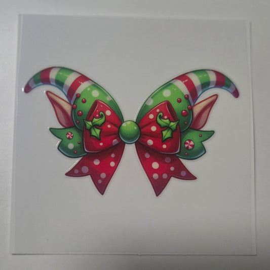 Elf Christmas bow