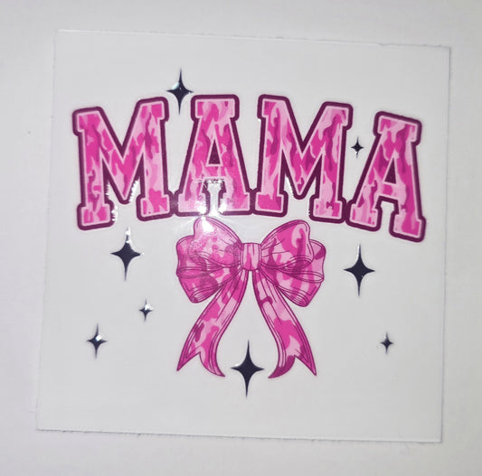 Pink bow mama
