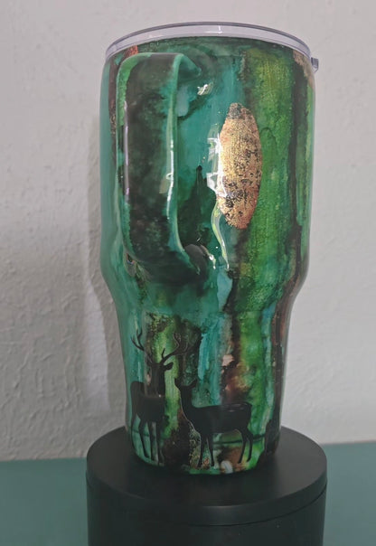 Camoesk deer handled 30oz