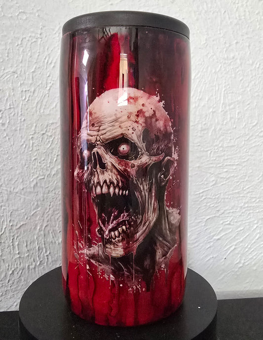 12oz slimcan zombie koozie