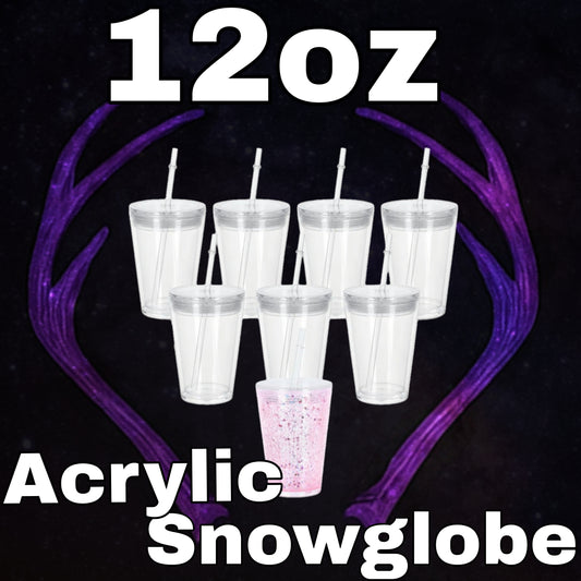 12oz Kids Acrylic Snowglobe