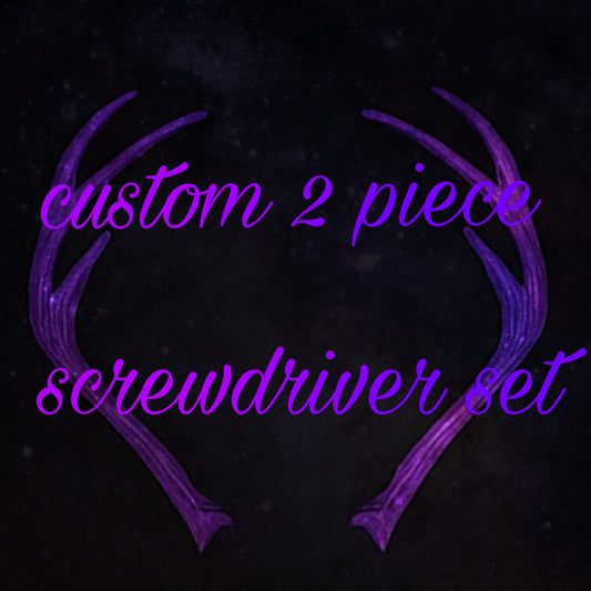 Custom 2 piece screwdriver set