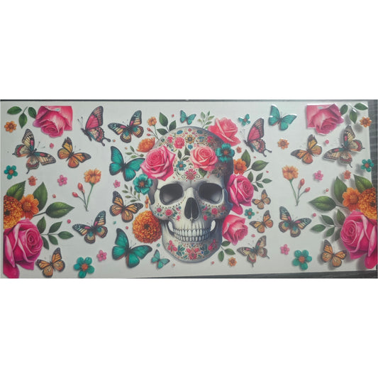 Floral sugar skull