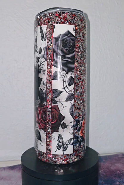 20oz "I fell for dark chapters, bound by stories"