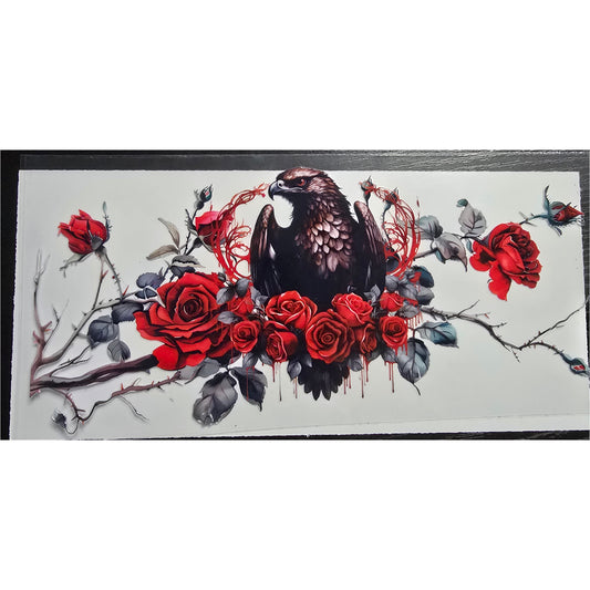Raven red rose