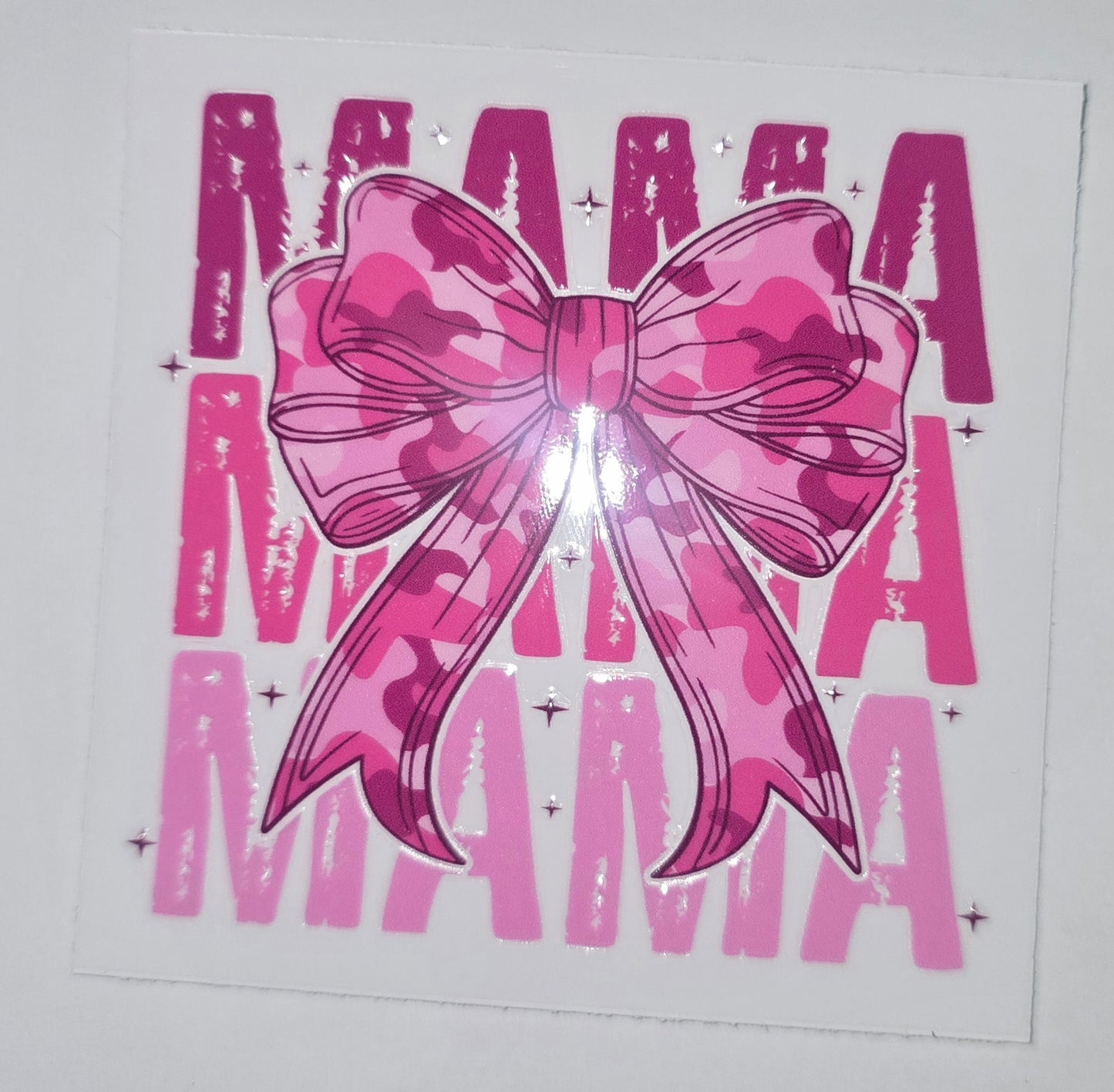 Pink mama×3 bow