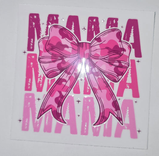Pink mama×3 bow