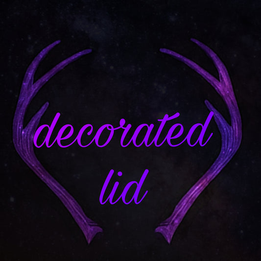Decorated lid addon