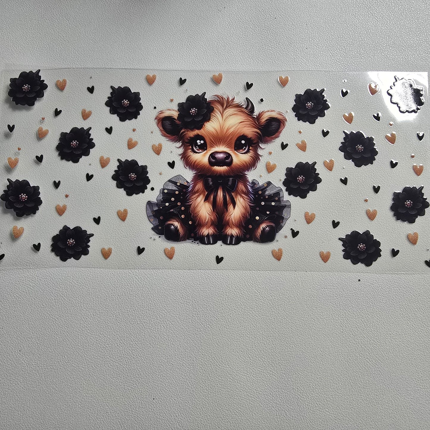 Black tutu Highland cow