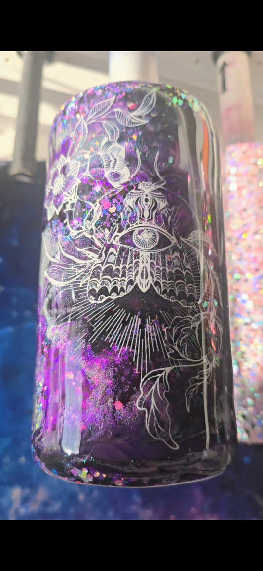 Purple swirl moth 12oz duozie