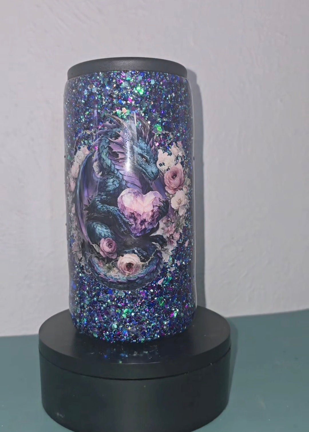 12oz slim can dragon koozie