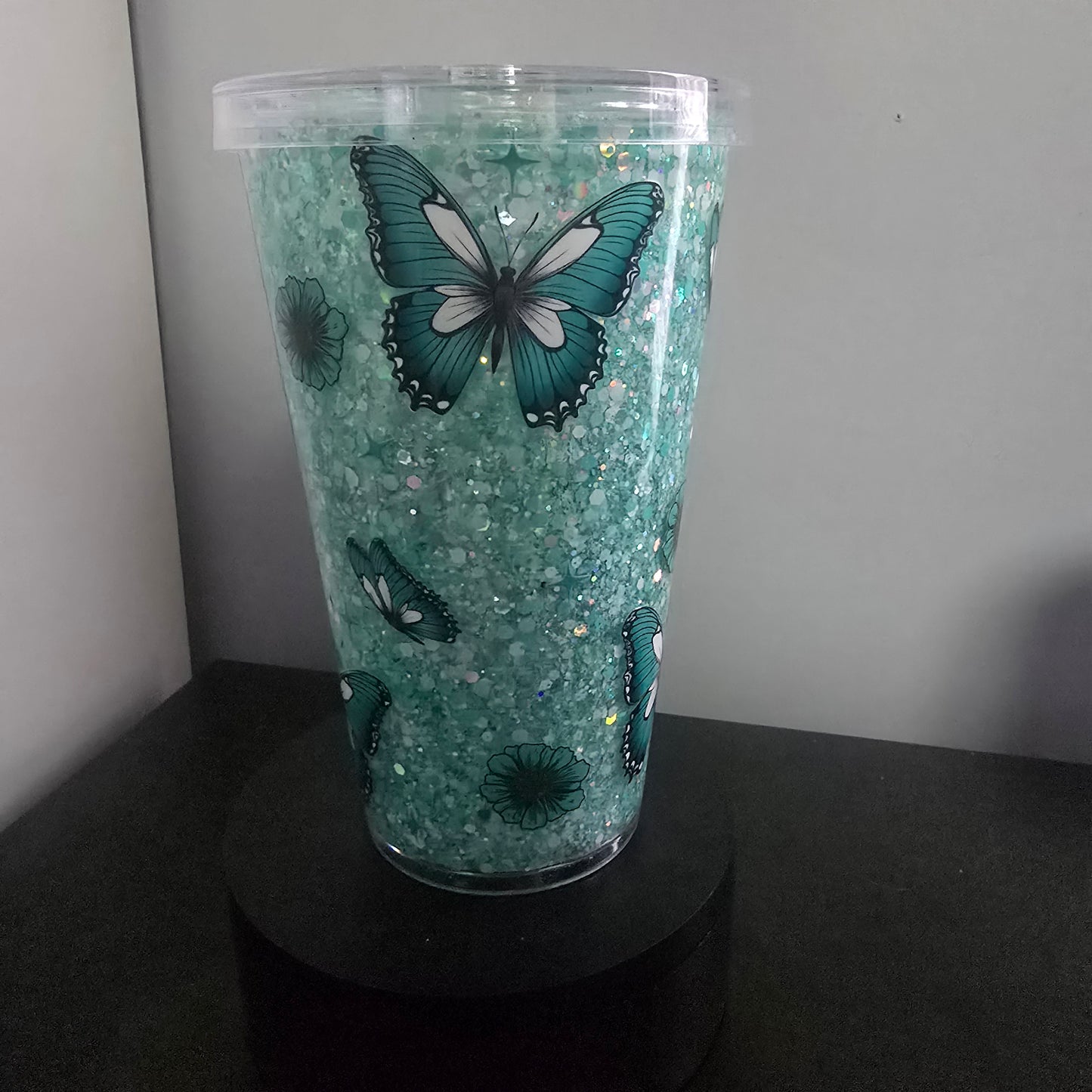 Green butterfly 16oz premade