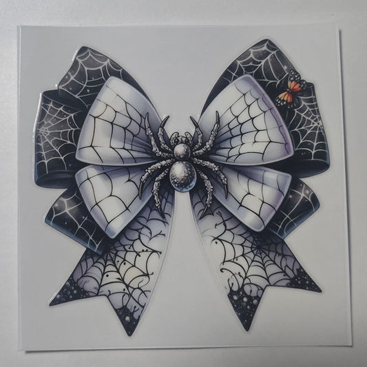 Spider halloween bow