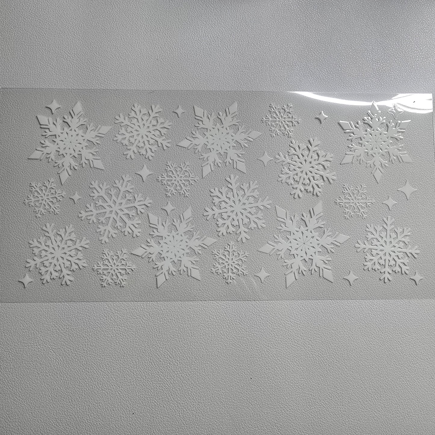 White snowflakes