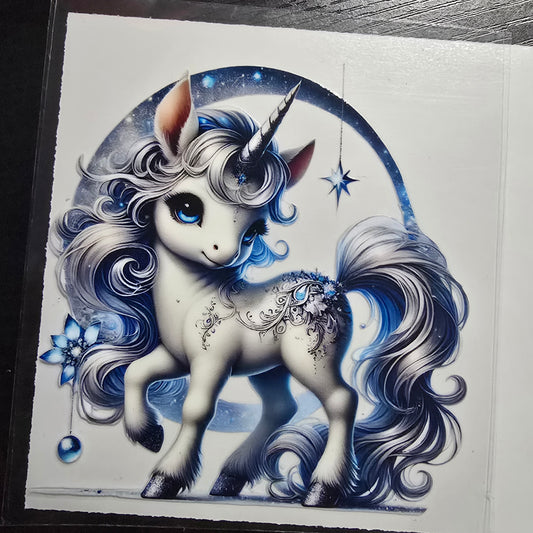 Blue unicorn