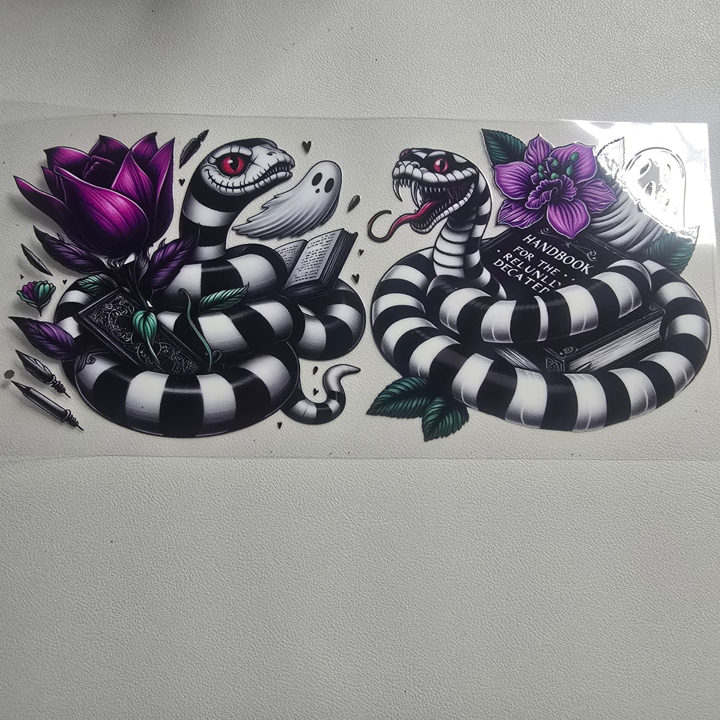 Black/white snakes