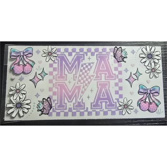 Pastel pink,purple mama