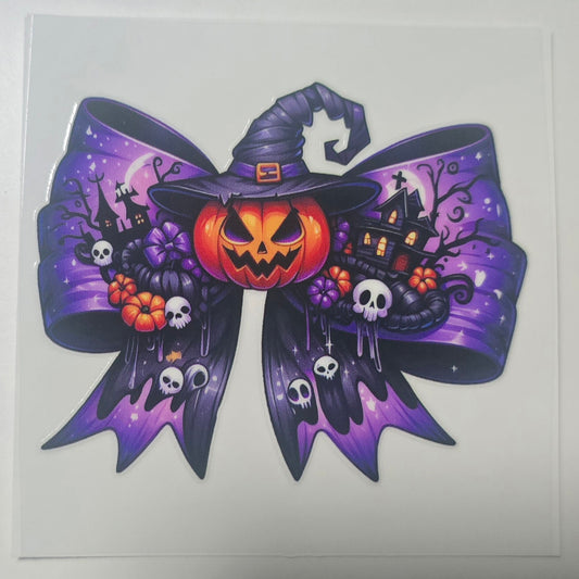 Pumpkin witch bow