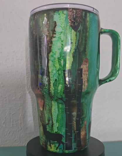 Camoesk deer handled 30oz