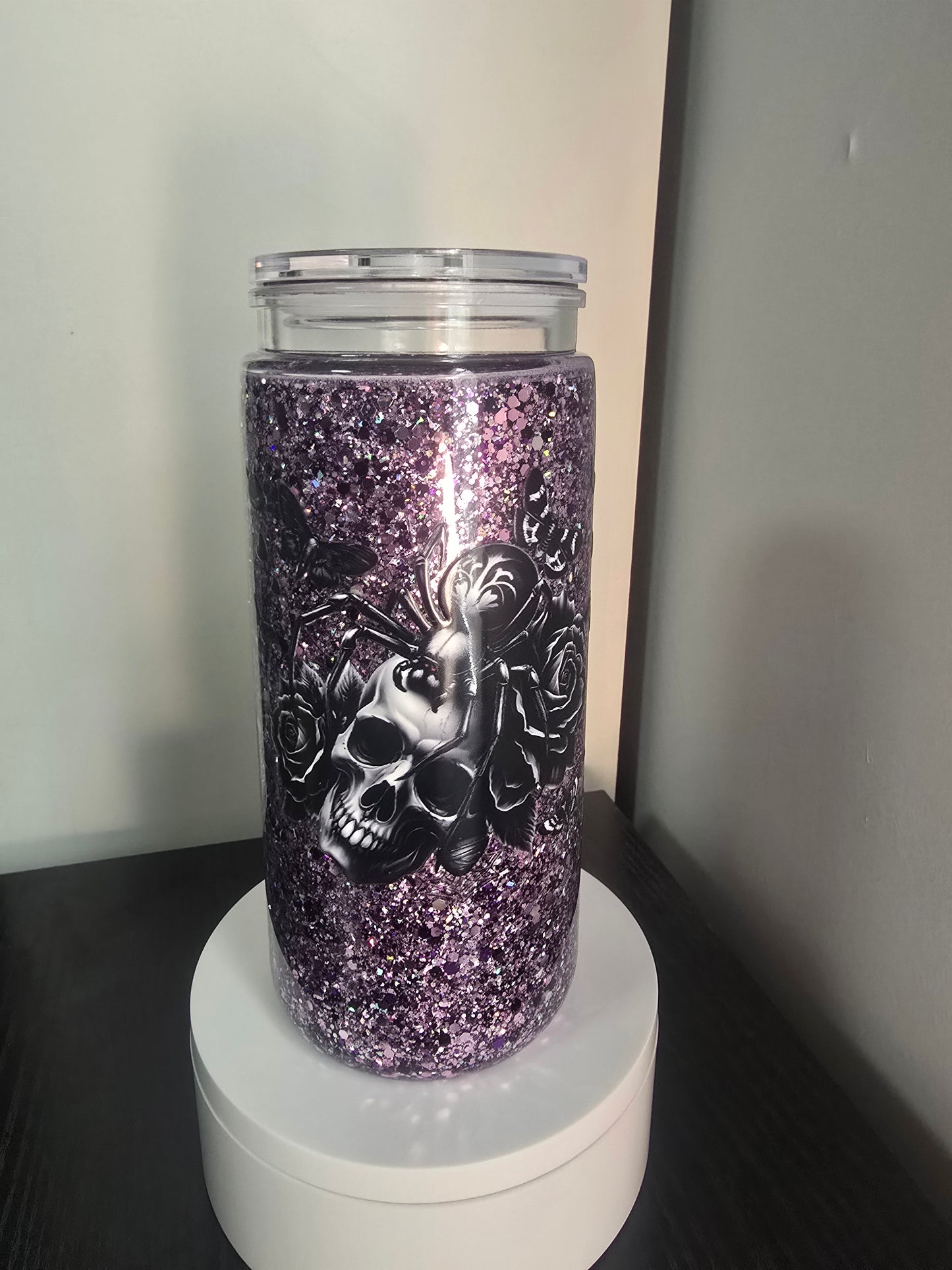20oz spiderskull purple premade