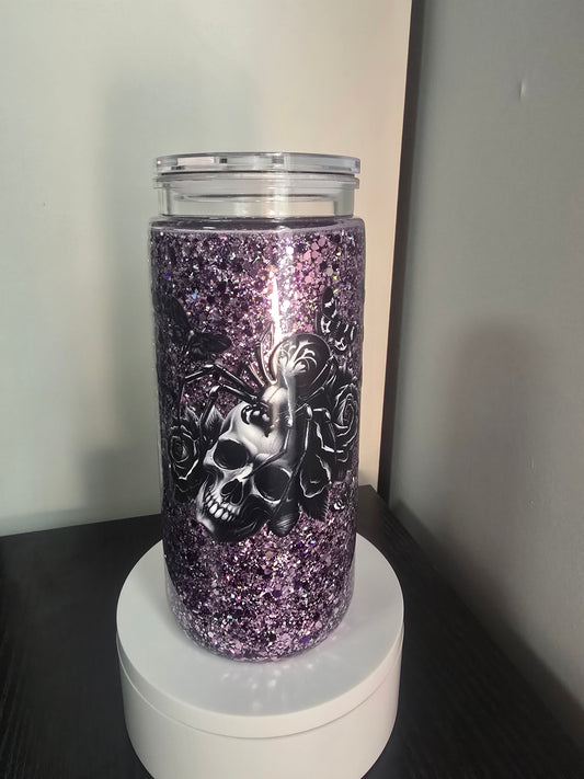 20oz spiderskull purple premade