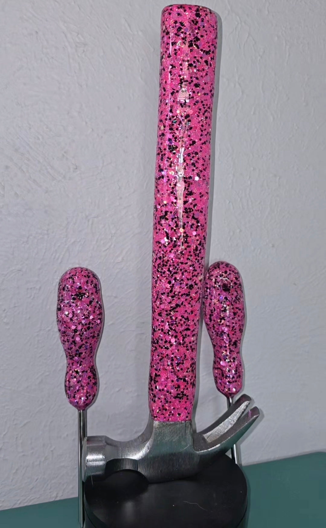 Hot pink and black toolset