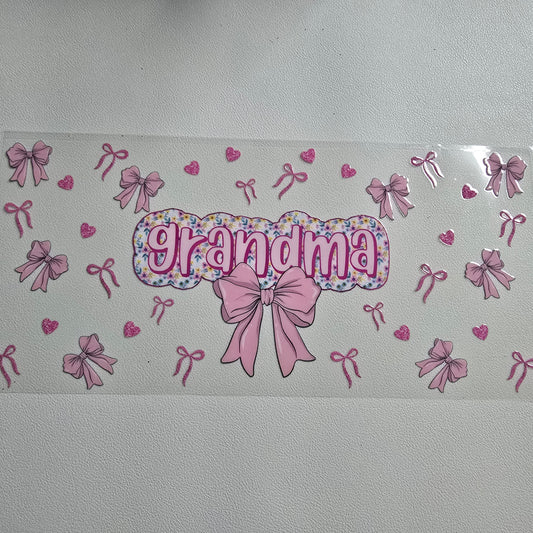 Pink grandma bows