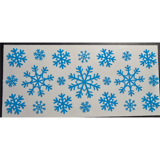 Blue snowflake