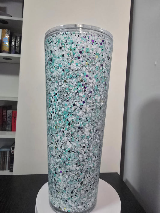 24oz white/teal/gold/purple add decal or wrap