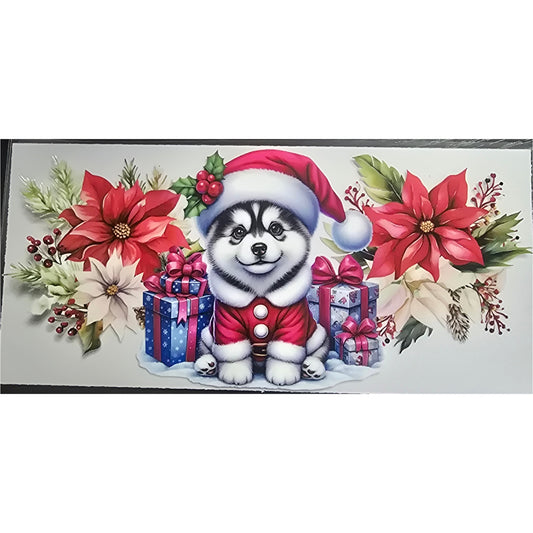Christmas husky