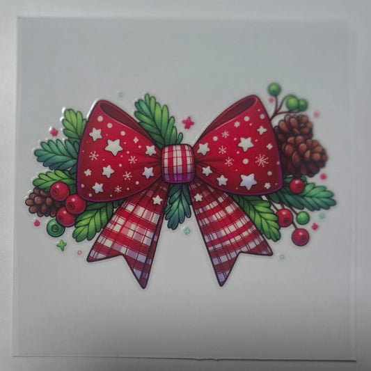 Red Christmas bow