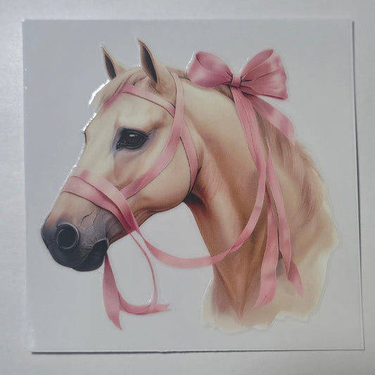 Horse with bow