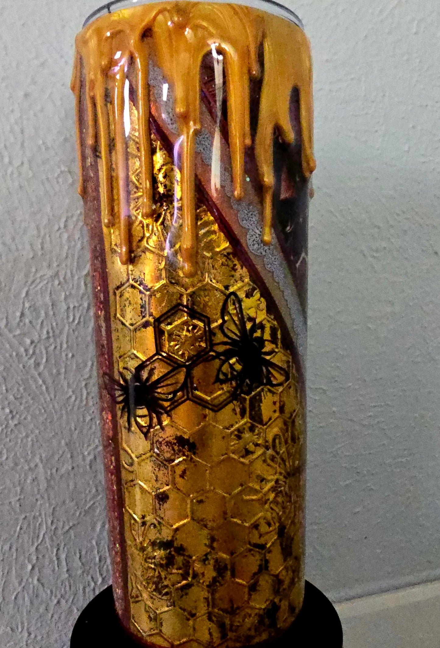 30oz Honey drip Bee tumbler