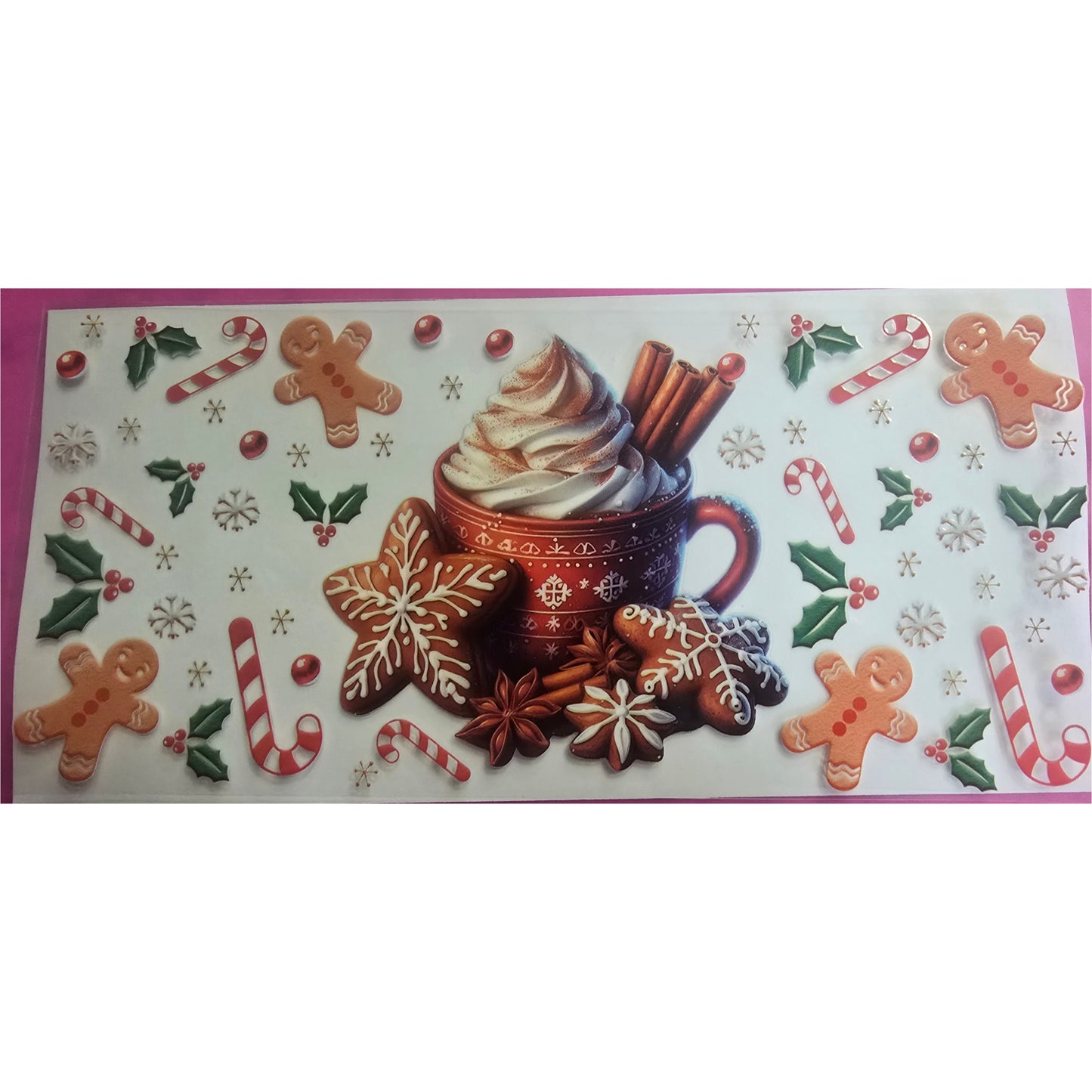 Gingerbread man cocoa