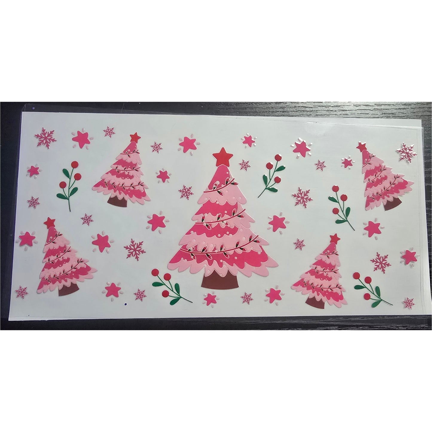 Pink Christmas trees