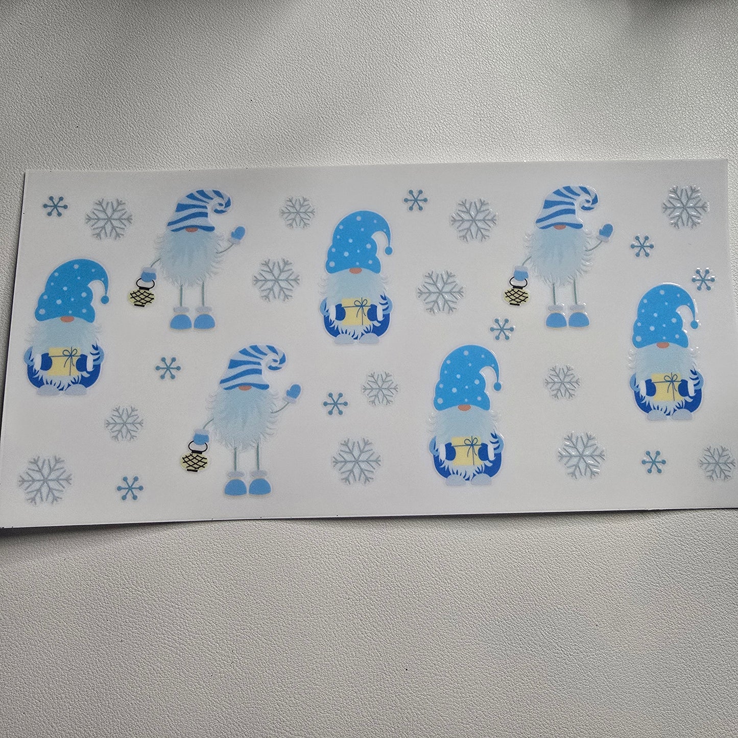 Blue winter gnomes