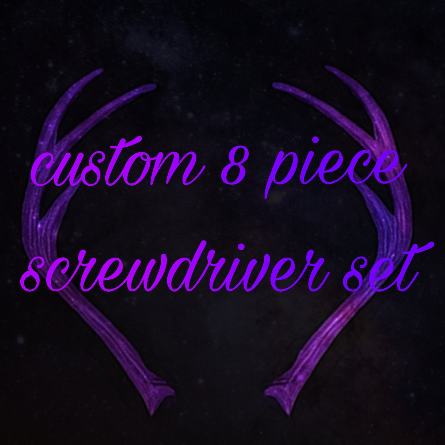 Custom 8 piece screwdriver set