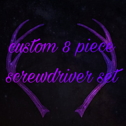 Custom 8 piece screwdriver set